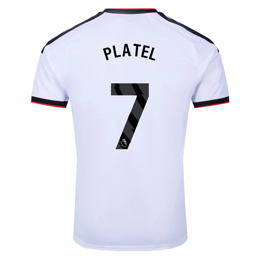 Danxen Kinderen Harley Platel #7 Wit Zwart Rood Thuisshirt Thuistenue 2026/27 T-Shirt België