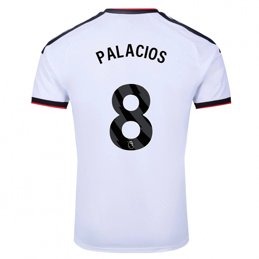 Danxen Kinderen César Palacios #8 Wit Zwart Rood Thuisshirt Thuistenue 2026/27 T-Shirt België