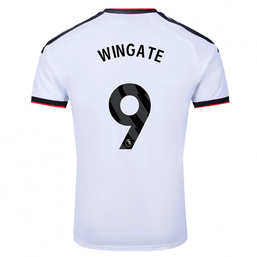 Danxen Kinderen Tom Wingate #9 Wit Zwart Rood Thuisshirt Thuistenue 2026/27 T-Shirt België