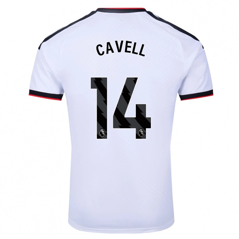 Danxen Kinderen Tarrell Cavell #14 Wit Zwart Rood Thuisshirt Thuistenue 2026/27 T-Shirt België