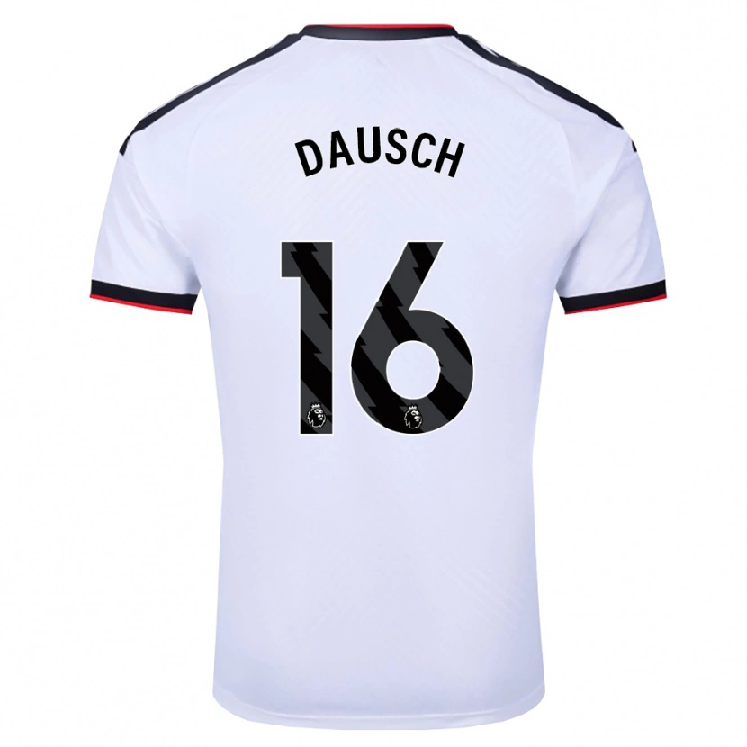 Danxen Kinderen Leo Dausch #16 Wit Zwart Rood Thuisshirt Thuistenue 2026/27 T-Shirt België