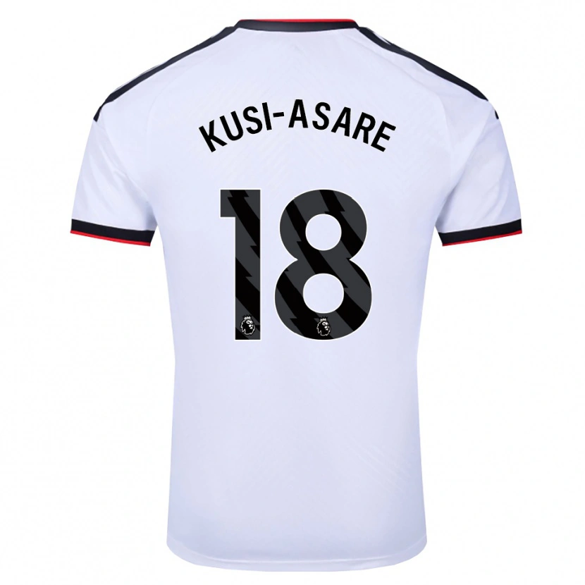 Danxen Kinderen Jonah Kusi-Asare #18 Wit Zwart Rood Thuisshirt Thuistenue 2026/27 T-Shirt België
