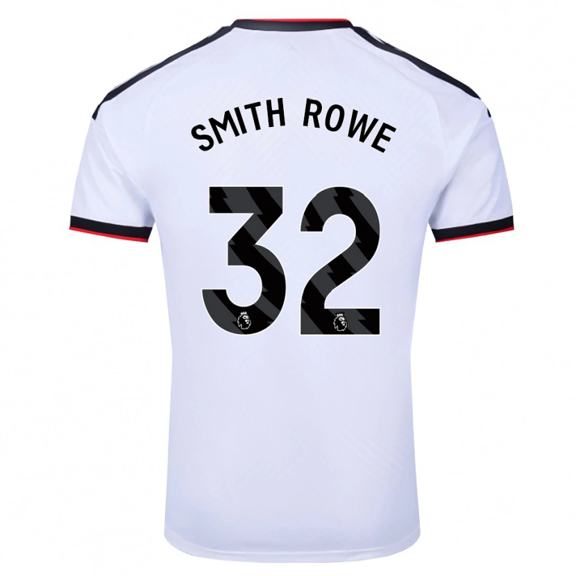 Danxen Kinderen Emile Smith Rowe #32 Wit Zwart Rood Thuisshirt Thuistenue 2026/27 T-Shirt België