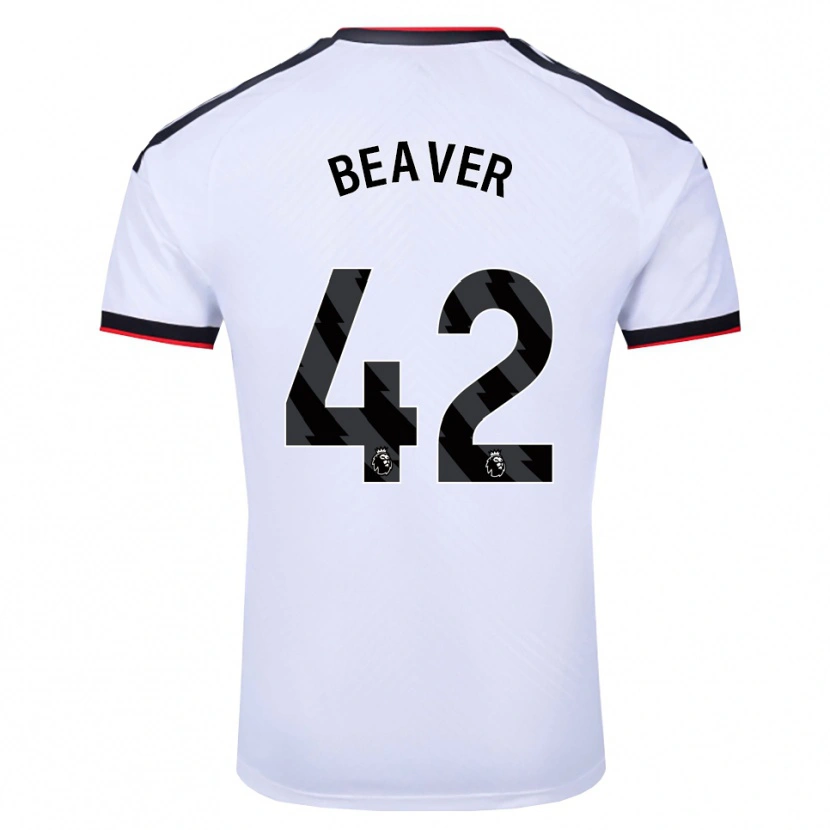 Danxen Kinderen Cat Beaver #42 Wit Zwart Rood Thuisshirt Thuistenue 2026/27 T-Shirt België