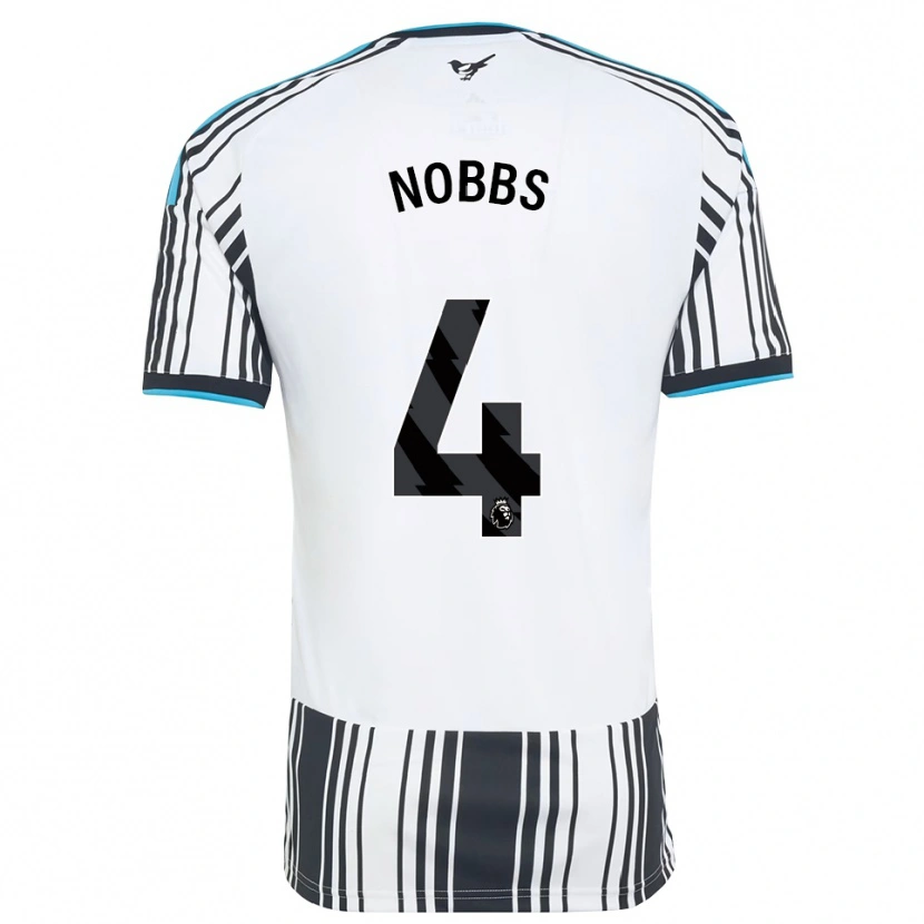 Danxen Kinderen Jordan Nobbs #4 Hemelsblauw Zwart Wit Thuisshirt Thuistenue 2026/27 T-Shirt België