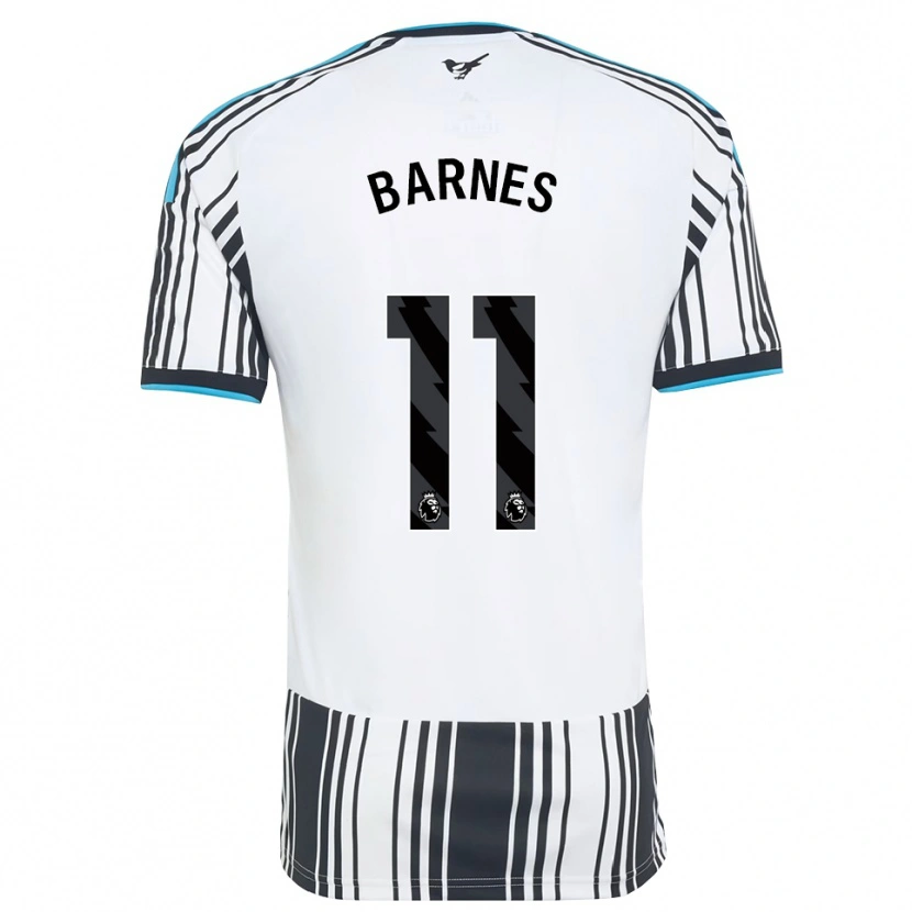 Danxen Kinderen Harvey Barnes #11 Hemelsblauw Zwart Wit Thuisshirt Thuistenue 2026/27 T-Shirt België