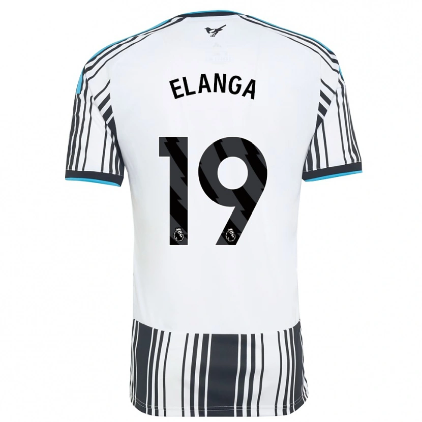 Danxen Kinderen Anthony Elanga #19 Hemelsblauw Zwart Wit Thuisshirt Thuistenue 2026/27 T-Shirt België