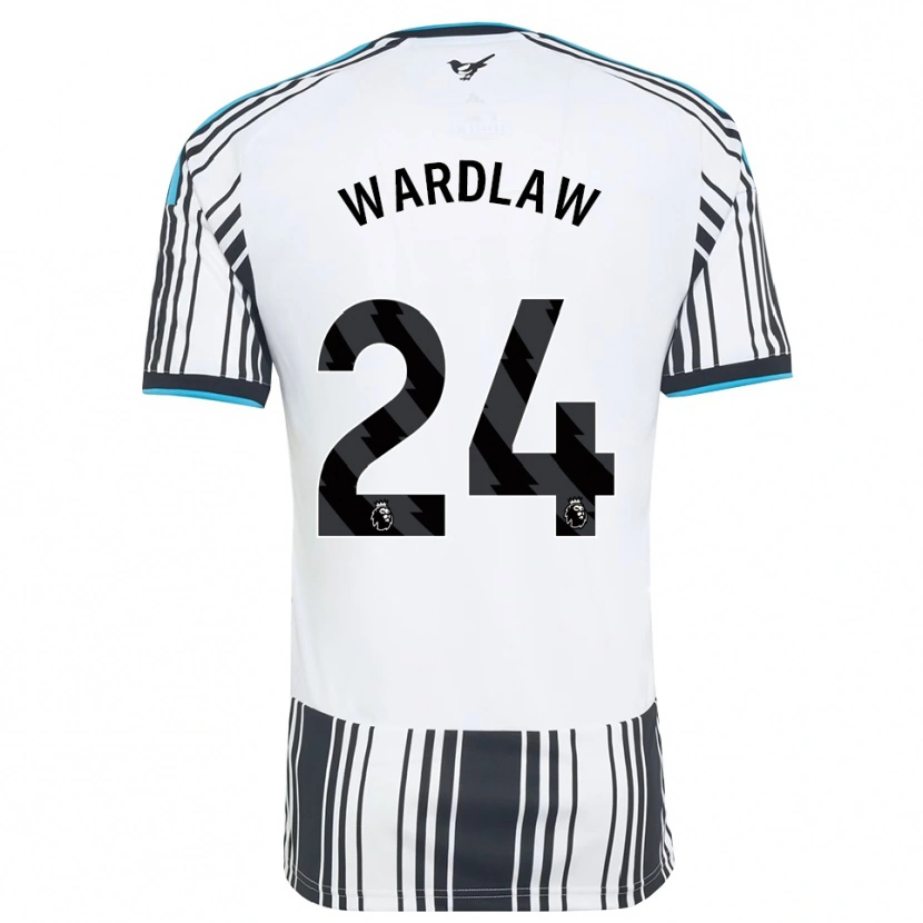 Danxen Kinderen Charlotte Wardlaw #24 Hemelsblauw Zwart Wit Thuisshirt Thuistenue 2026/27 T-Shirt België