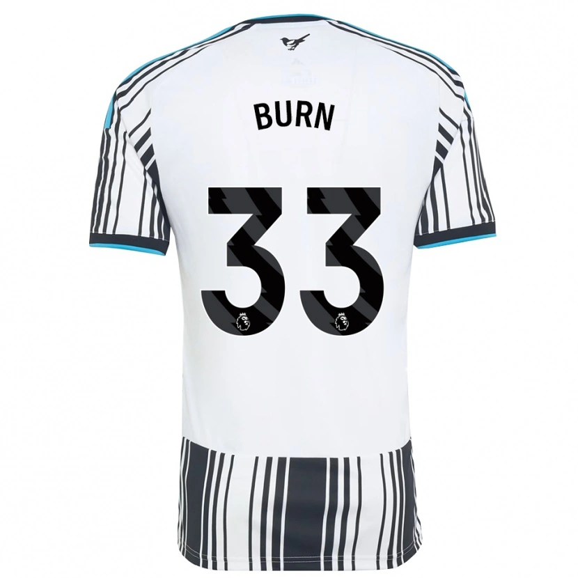 Danxen Kinderen Dan Burn #33 Hemelsblauw Zwart Wit Thuisshirt Thuistenue 2026/27 T-Shirt België