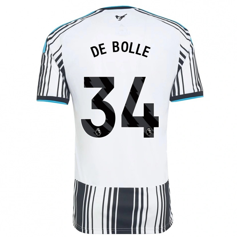 Danxen Kinderen Lucas De Bolle #34 Hemelsblauw Zwart Wit Thuisshirt Thuistenue 2026/27 T-Shirt België