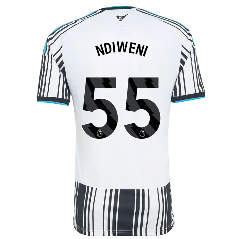 Danxen Kinderen Michael Ndiweni #55 Hemelsblauw Zwart Wit Thuisshirt Thuistenue 2026/27 T-Shirt België
