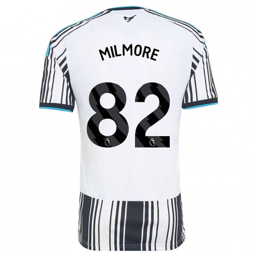 Danxen Kinderen Carter Milmore #82 Hemelsblauw Zwart Wit Thuisshirt Thuistenue 2026/27 T-Shirt België