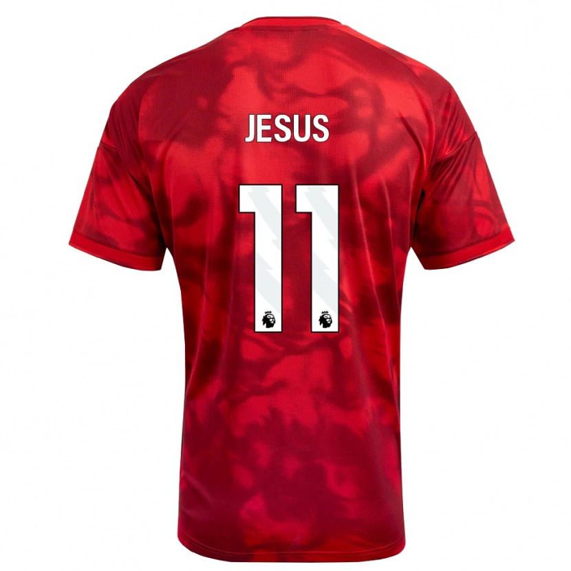 Danxen Kinderen Igor Jesus #11 Krimson Wit Thuisshirt Thuistenue 2026/27 T-Shirt België