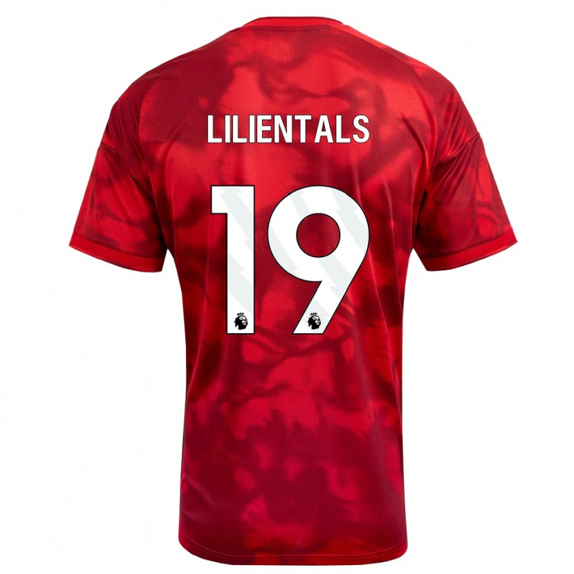 Danxen Kinderen Matiss Lilientals #19 Krimson Wit Thuisshirt Thuistenue 2026/27 T-Shirt België