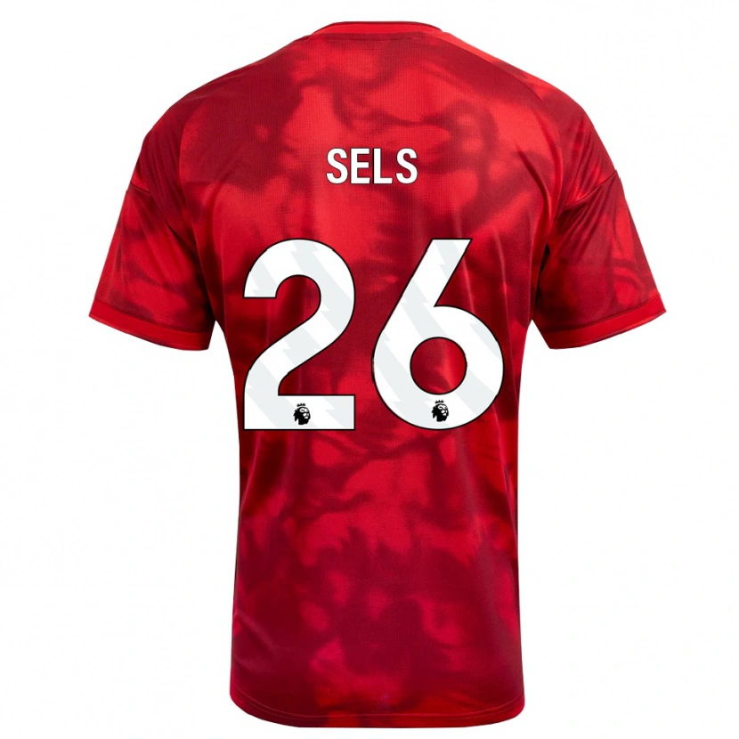 Danxen Kinderen Matz Sels #26 Krimson Wit Thuisshirt Thuistenue 2026/27 T-Shirt België