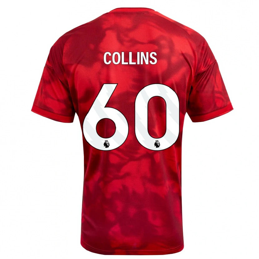 Danxen Kinderen Sam Collins #60 Krimson Wit Thuisshirt Thuistenue 2026/27 T-Shirt België