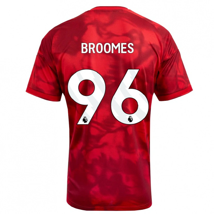 Danxen Kinderen Ethan Broomes #96 Krimson Wit Thuisshirt Thuistenue 2026/27 T-Shirt België