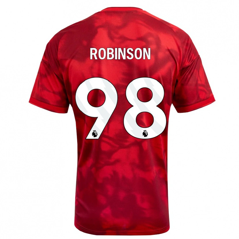 Danxen Kinderen Riko Robinson #98 Krimson Wit Thuisshirt Thuistenue 2026/27 T-Shirt België