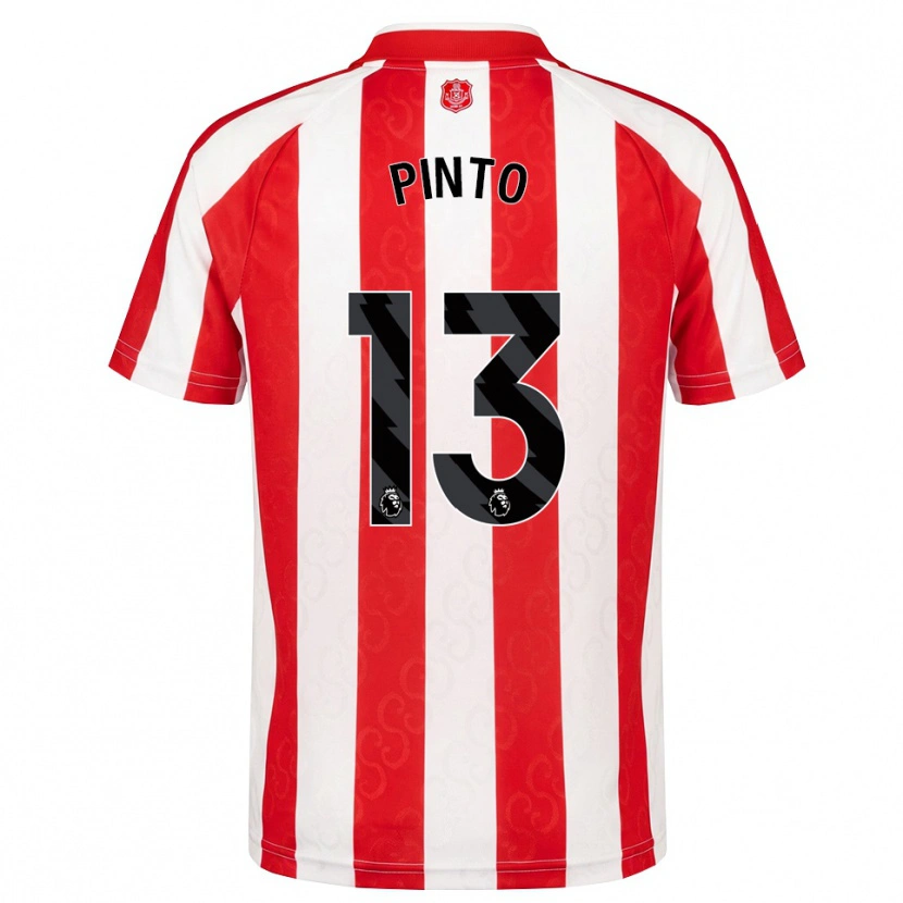 Danxen Kinderen Elias Pinto #13 Rood Wit Zwart Thuisshirt Thuistenue 2026/27 T-Shirt België