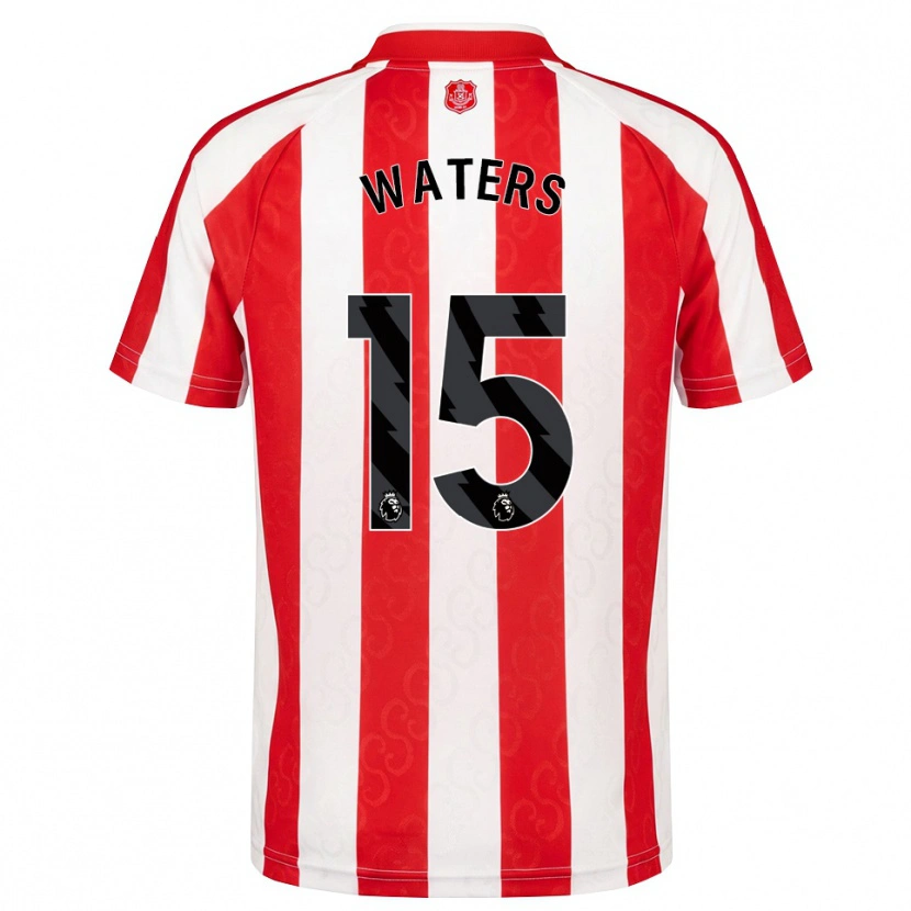 Danxen Kinderen Jake Waters #15 Rood Wit Zwart Thuisshirt Thuistenue 2026/27 T-Shirt België