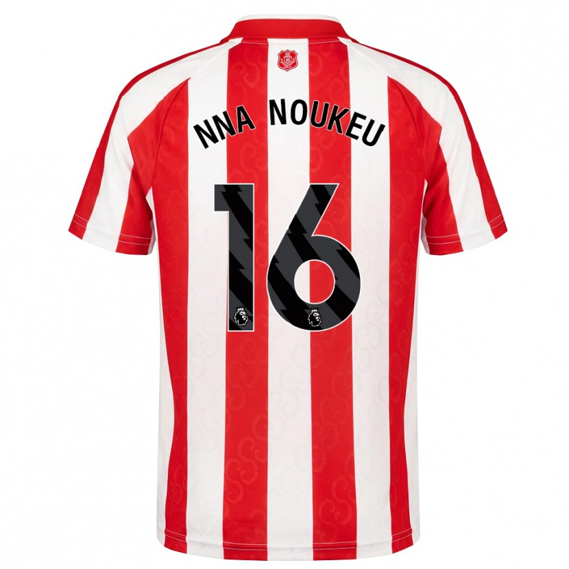 Danxen Kinderen Blondy Nna Noukeu #16 Rood Wit Zwart Thuisshirt Thuistenue 2026/27 T-Shirt België