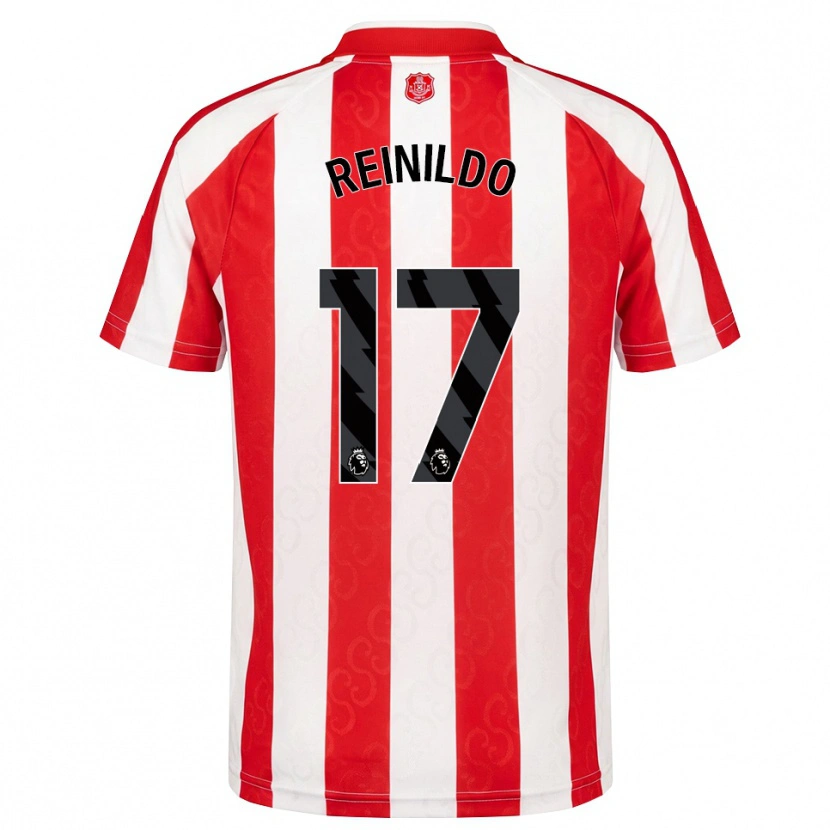 Danxen Kinderen Reinildo Mandava #17 Rood Wit Zwart Thuisshirt Thuistenue 2026/27 T-Shirt België