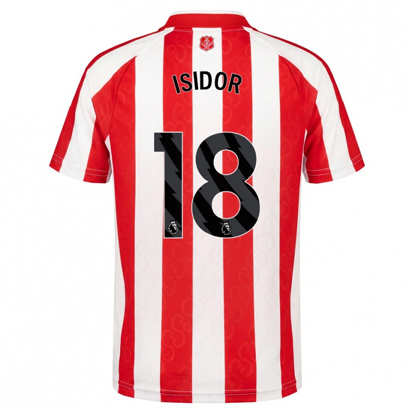 Danxen Kinderen Wilson Isidor #18 Rood Wit Zwart Thuisshirt Thuistenue 2026/27 T-Shirt België