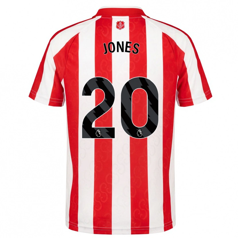 Danxen Kinderen Ellen Jones #20 Rood Wit Zwart Thuisshirt Thuistenue 2026/27 T-Shirt België