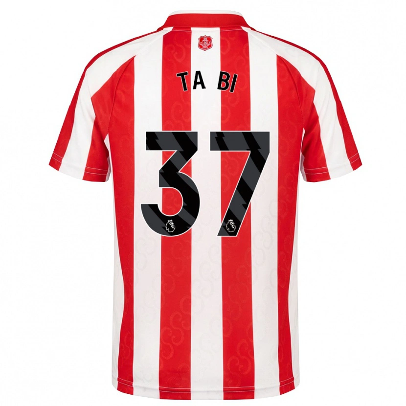 Danxen Kinderen Jocelin Ta Bi #37 Rood Wit Zwart Thuisshirt Thuistenue 2026/27 T-Shirt België