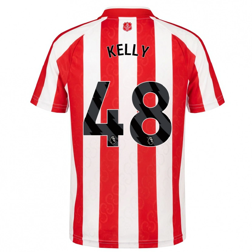 Danxen Kinderen Caden Kelly #48 Rood Wit Zwart Thuisshirt Thuistenue 2026/27 T-Shirt België
