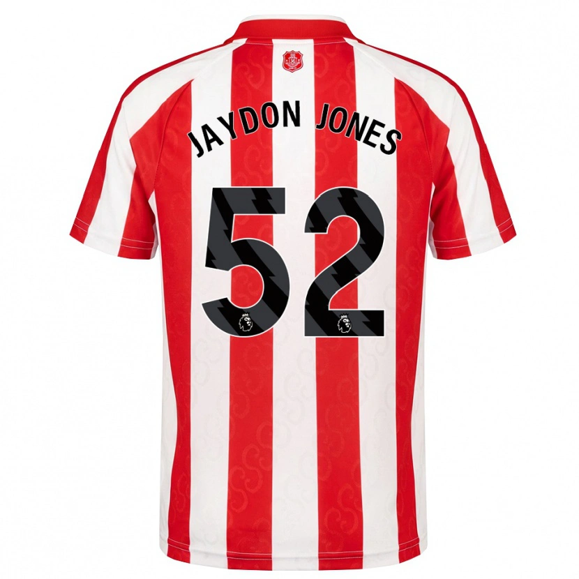 Danxen Kinderen Jaydon Jones #52 Rood Wit Zwart Thuisshirt Thuistenue 2026/27 T-Shirt België