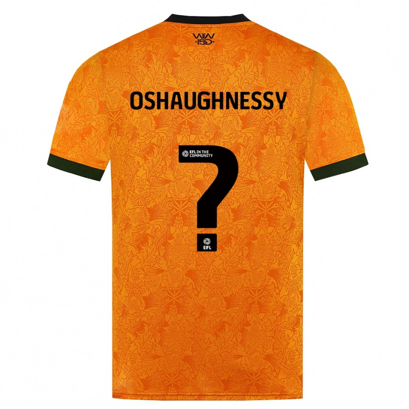 Danxen Kinderen Joe Oshaughnessy #0 Oranje Zwart Thuisshirt Thuistenue 2026/27 T-Shirt België