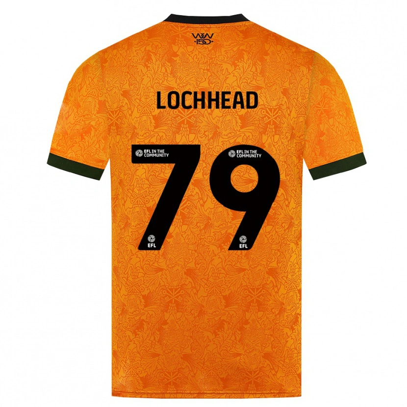 Danxen Kinderen Sebastian Lochhead #79 Oranje Zwart Thuisshirt Thuistenue 2026/27 T-Shirt België