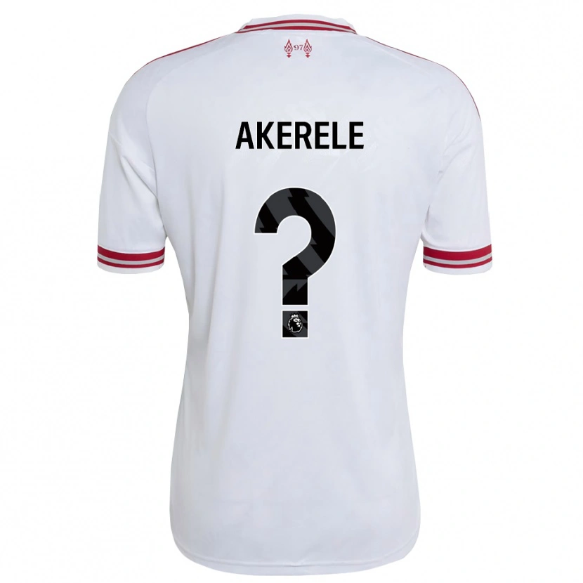 Danxen Kinderen Kobi Akerele #0 Rood Wit Uitshirt Uittenue 2026/27 T-Shirt België
