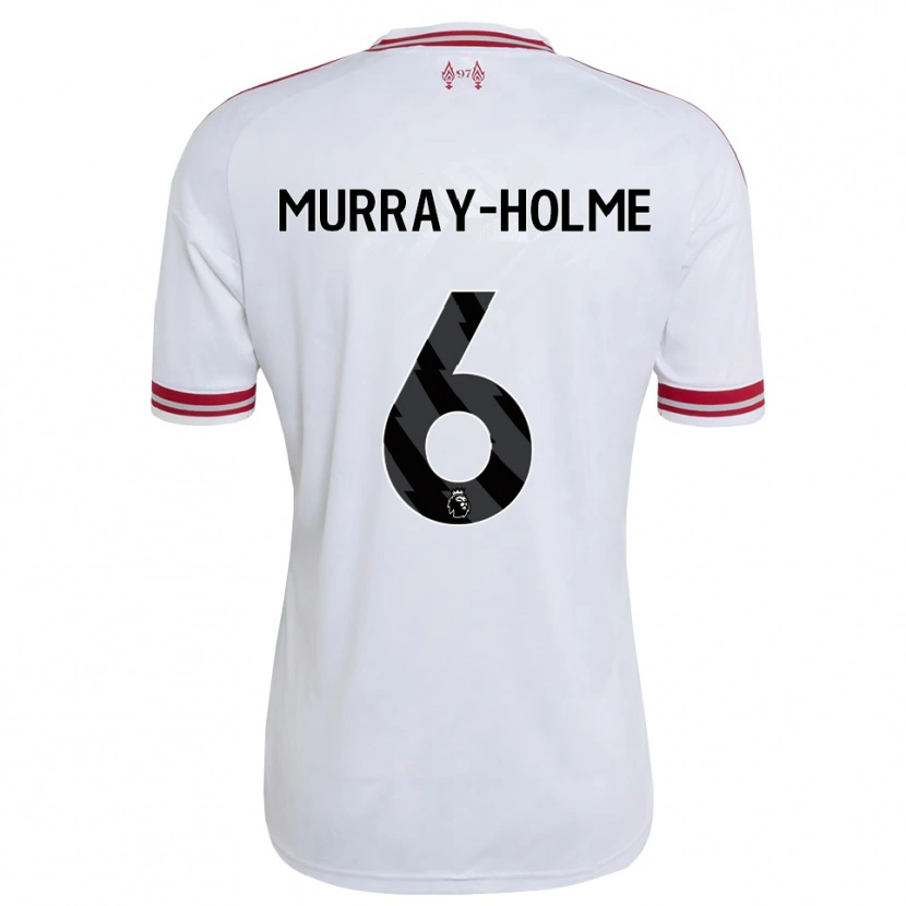 Danxen Kinderen Haydn Murray-Holme #6 Rood Wit Uitshirt Uittenue 2026/27 T-Shirt België
