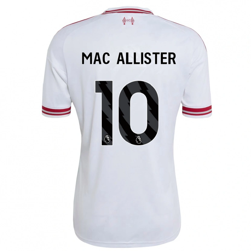Danxen Kinderen Alexis Mac Allister #10 Rood Wit Uitshirt Uittenue 2026/27 T-Shirt België