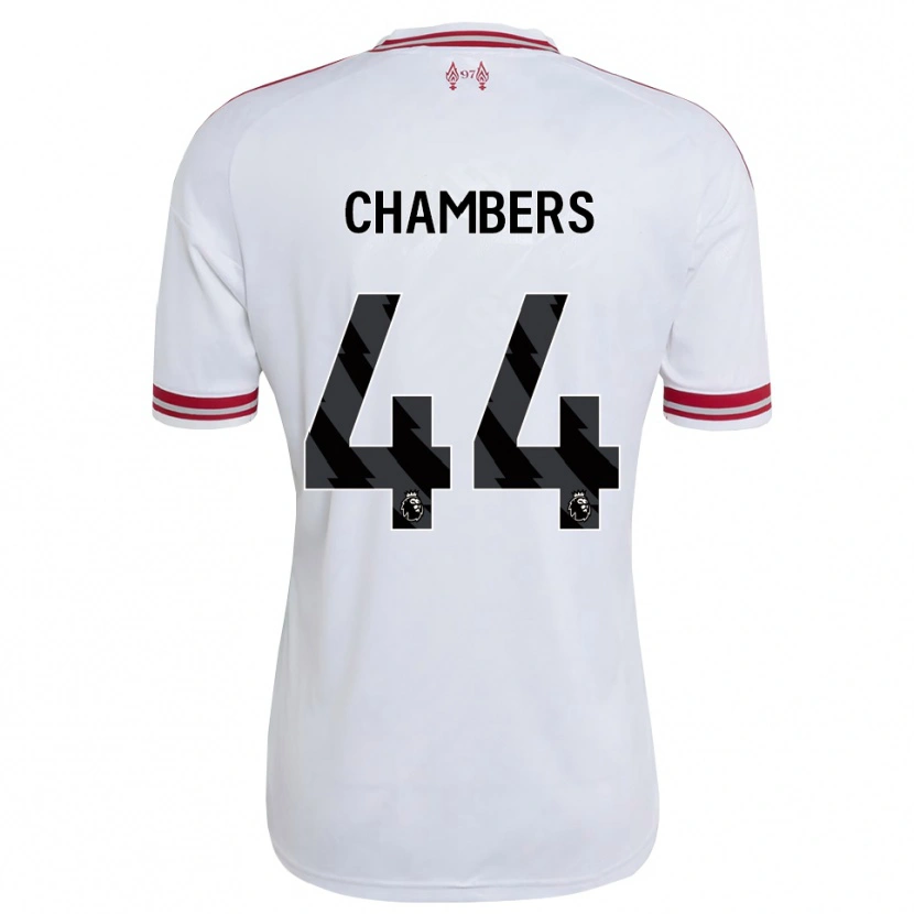 Danxen Kinderen Luke Chambers #44 Rood Wit Uitshirt Uittenue 2026/27 T-Shirt België