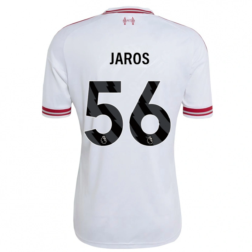 Danxen Kinderen Vitezslav Jaros #56 Rood Wit Uitshirt Uittenue 2026/27 T-Shirt België