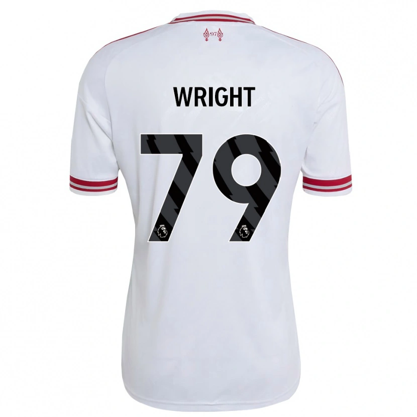 Danxen Kinderen Will Wright #79 Rood Wit Uitshirt Uittenue 2026/27 T-Shirt België