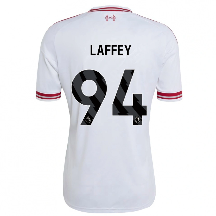 Danxen Kinderen Michael Laffey #94 Rood Wit Uitshirt Uittenue 2026/27 T-Shirt België