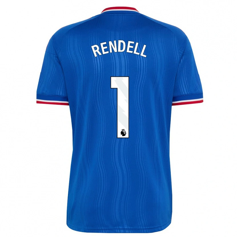 Danxen Kinderen Kayla Rendell #1 Blauw Wit Rood Uitshirt Uittenue 2026/27 T-Shirt België