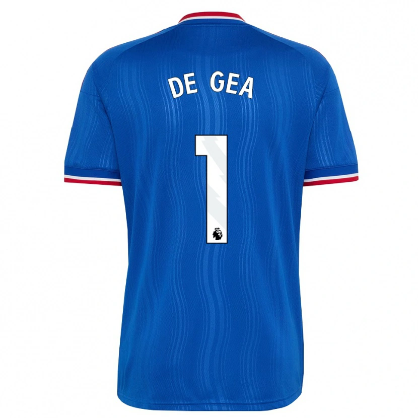 Danxen Kinderen David De Gea #1 Blauw Wit Rood Uitshirt Uittenue 2026/27 T-Shirt België