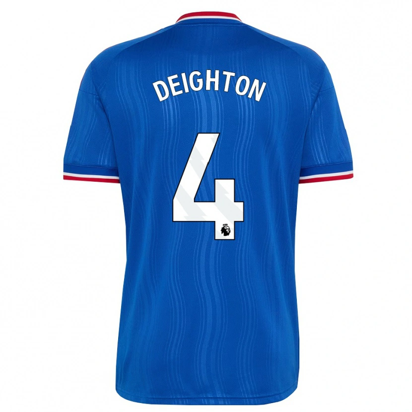 Danxen Kinderen Joe Deighton #4 Blauw Wit Rood Uitshirt Uittenue 2026/27 T-Shirt België