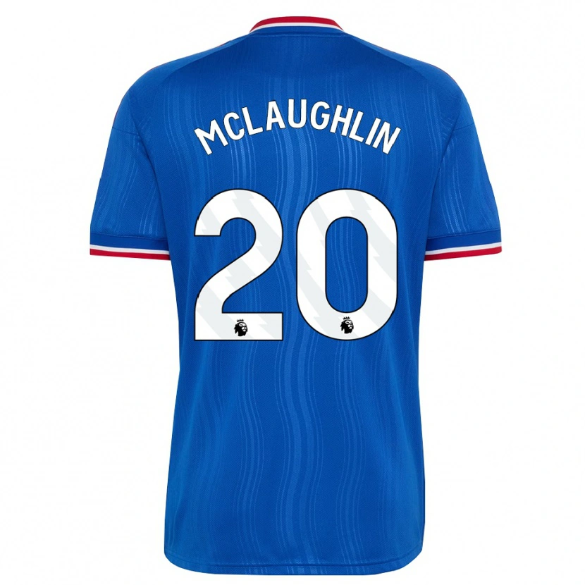 Danxen Kinderen Harlem Mclaughlin #20 Blauw Wit Rood Uitshirt Uittenue 2026/27 T-Shirt België