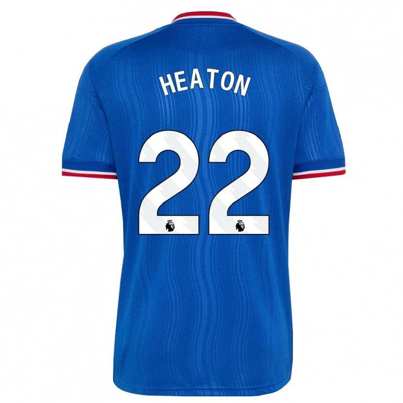 Danxen Kinderen Tom Heaton #22 Blauw Wit Rood Uitshirt Uittenue 2026/27 T-Shirt België
