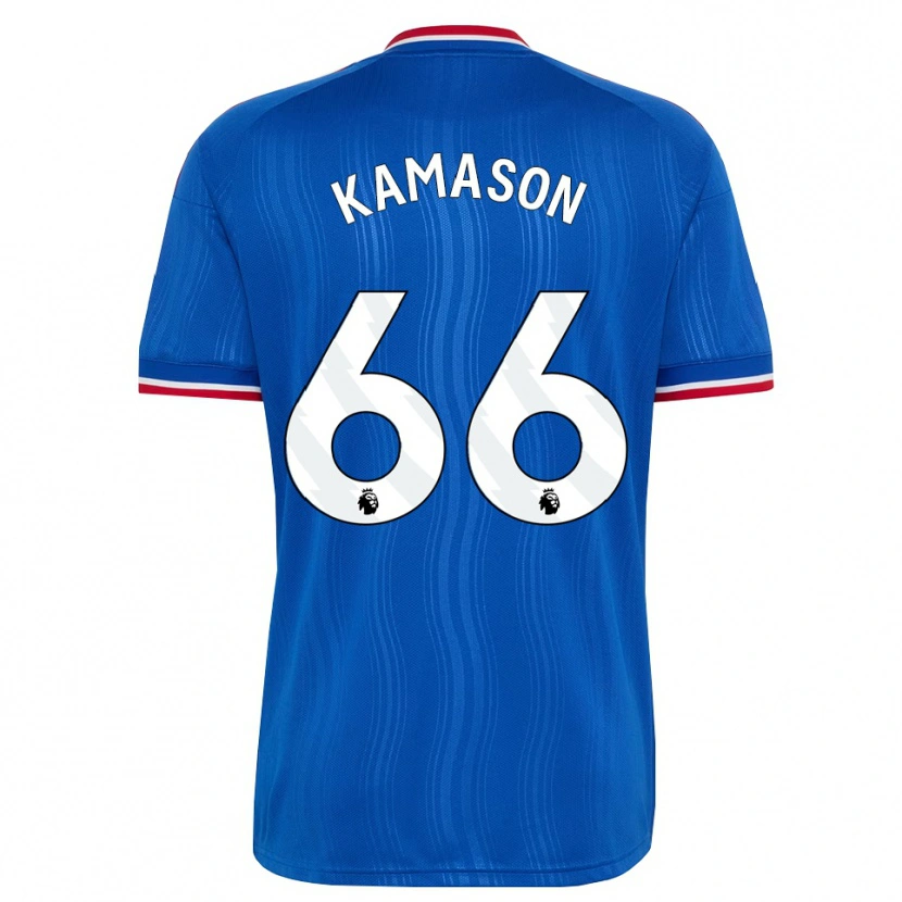 Danxen Kinderen Jaydan Kamason #66 Blauw Wit Rood Uitshirt Uittenue 2026/27 T-Shirt België