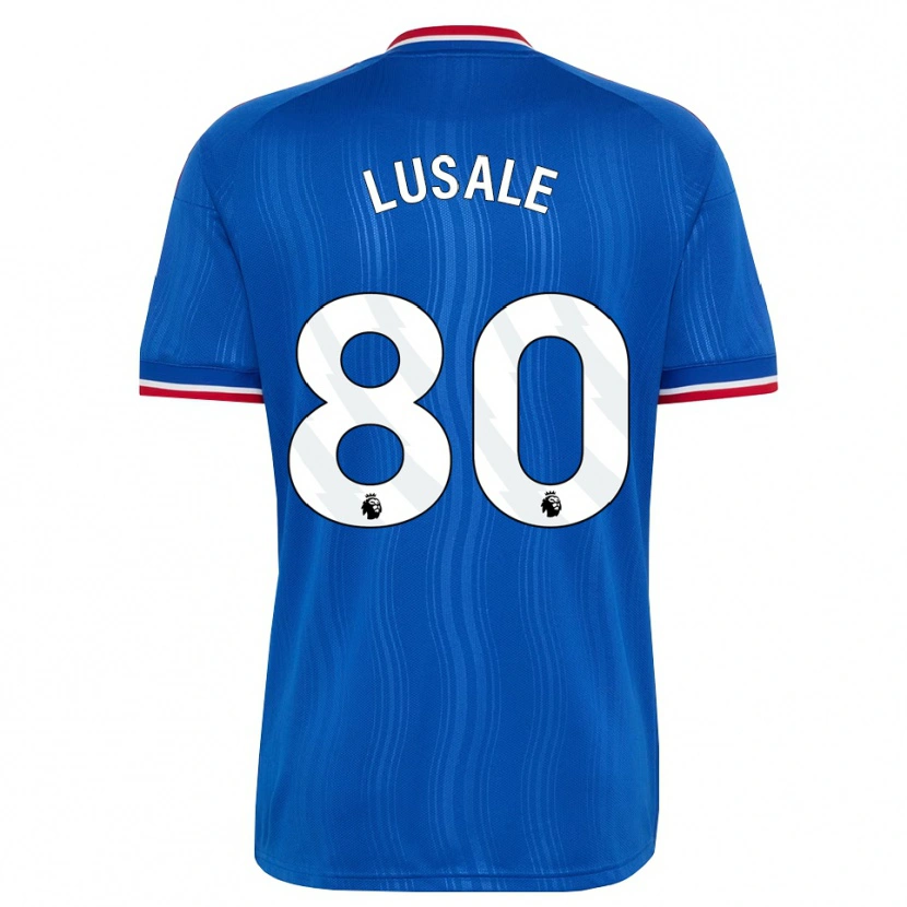 Danxen Kinderen Samuel Lusale #80 Blauw Wit Rood Uitshirt Uittenue 2026/27 T-Shirt België