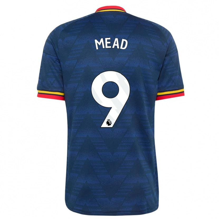 Danxen Kinderen Beth Mead #9 Middernachtblauw Geel Rood Uitshirt Uittenue 2026/27 T-Shirt België