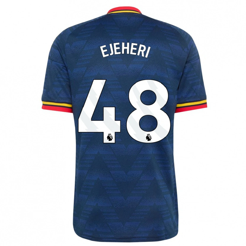 Danxen Kinderen Ovie Ejeheri #48 Middernachtblauw Geel Rood Uitshirt Uittenue 2026/27 T-Shirt België