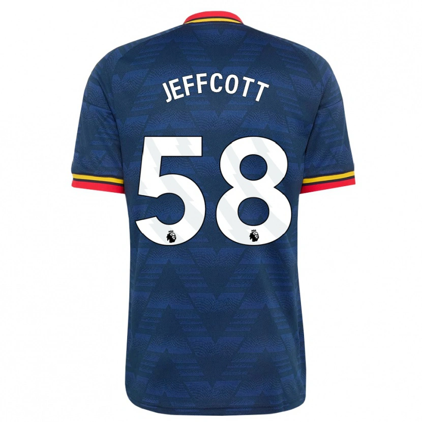 Danxen Kinderen Henry Jeffcott #58 Middernachtblauw Geel Rood Uitshirt Uittenue 2026/27 T-Shirt België